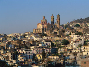 обоя taxco, mexico, города, панорамы