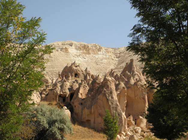 Обои картинки фото kapadokiya, turkey, природа, горы