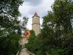 Картинка города дворцы замки крепости деревья башня дорожка