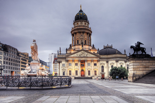 Обои картинки фото берлин, германия, города, купол, памятники, площадь