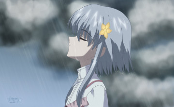 Картинка sola аниме дождь девочка