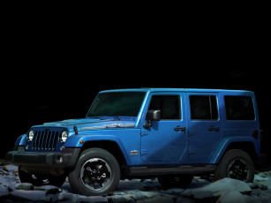 Картинка автомобили jeep jk polar wrangle unlimited синий 2014