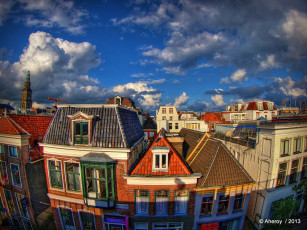 Картинка groningen +netherlands города -+здания +дома netherlands гронинген облака здания нидерланды