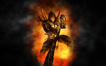 Картинка mortal+kombat видео+игры mortal+kombat+ 2011 ninja scorpion mortal kombat скорпион