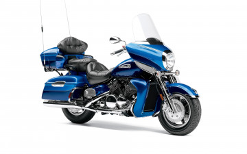 Картинка мотоциклы yamaha 2011 синий venture-s star royal