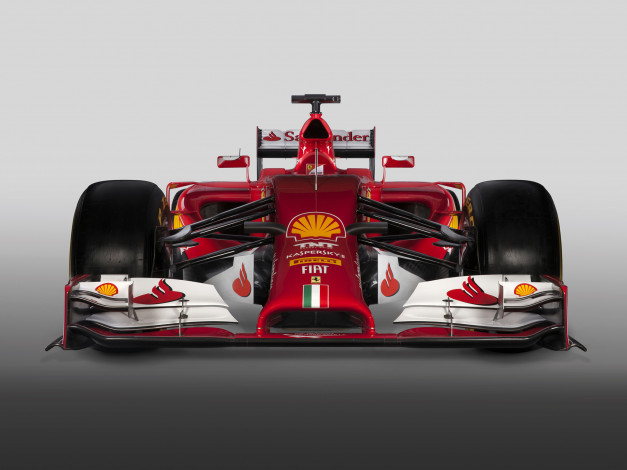 Обои картинки фото автомобили, formula 1, f14, t, 2014, красный, ferrari