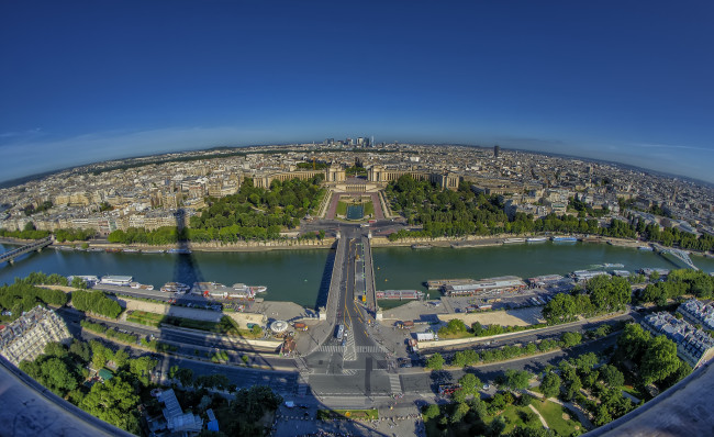 Обои картинки фото paris,  france, города, париж , франция, мост, панорама, тень, река, сена, париж, river, seine, france
