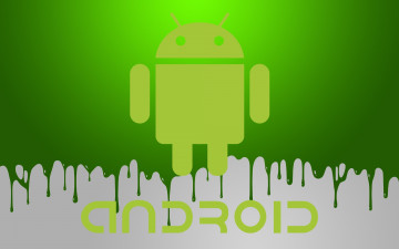 Картинка компьютеры android логотип фон
