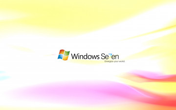 обоя компьютеры, windows 7 , vienna, фон, логотип