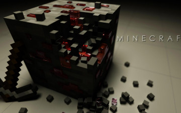обоя видео игры, minecraft, кубы