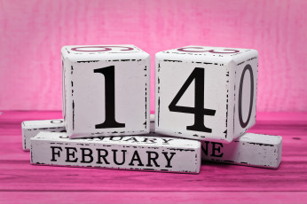 Картинка праздничные день+святого+валентина +сердечки +любовь кубики дата