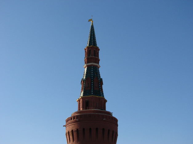 Обои картинки фото москворецкая, башня, города, москва, россия