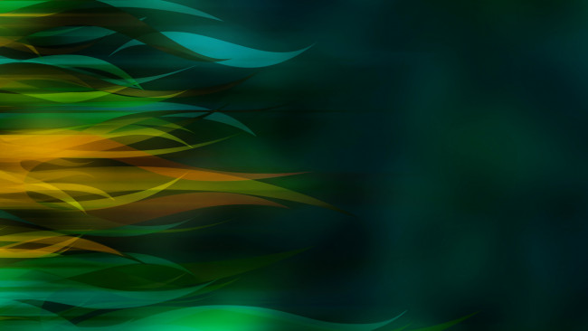 Обои картинки фото 3д графика, abstract , абстракции, линии, листья, цвет, растения, лучи
