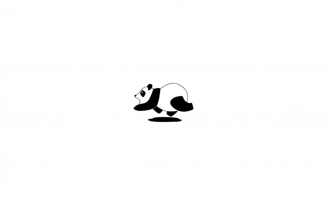 Обои картинки фото рисованные, животные,  панды, панда