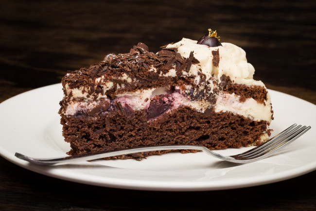 Обои картинки фото еда, торты, крем, шоколад, торт