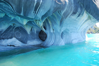 Картинка природа другое мраморные пещеры Чили