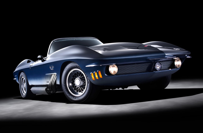 Обои картинки фото corvette mako shark concept car 1962, автомобили, corvette, mako, 1962, car, concept, shark
