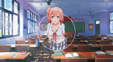 Картинка аниме oregairu розовая пора моей школьной жизни сплошной обман