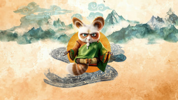 Картинка kung+fu+panda+4+ +2024+ мультфильмы kung+fu+panda+4 dustin hoffman master shifu kung fu panda oзвучка пeрсoнаж дастин хоффман