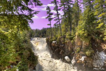 Картинка the dorwin falls regional park in rawdon природа водопады квебек