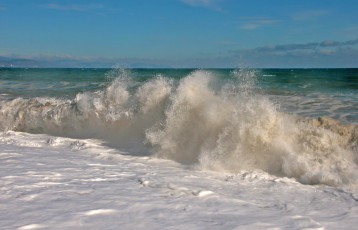 Картинка природа стихия море волна брызги