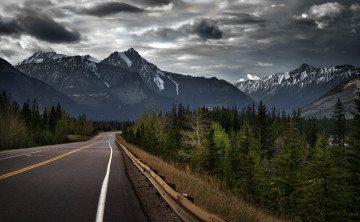 Картинка дорога+ведущая+к+горам природа дороги дорога ведущая к горам