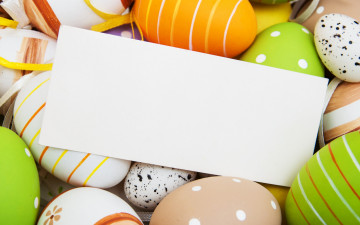 Картинка праздничные пасха яйца крашенные spring eggs easter