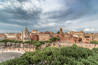 Картинка rome +italy города рим +ватикан+ италия панорама