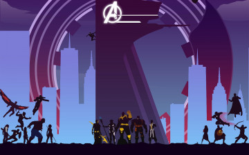 Картинка рисованное кино avengers infinity war