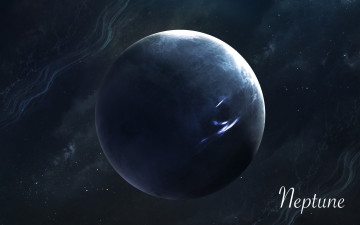 Картинка космос нептун stars арт планета звезды