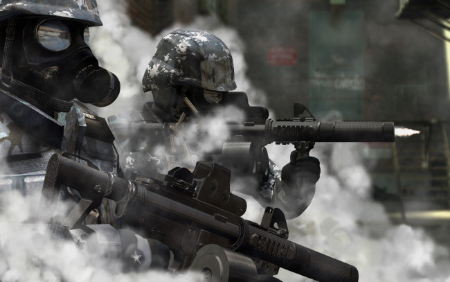 Обои картинки фото оружие, армия, спецназ, дымовые, снаряды, гранатометы, противогазы