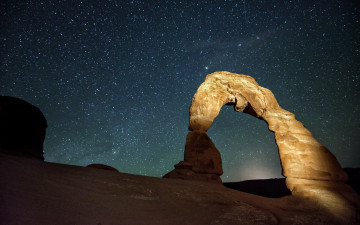 Картинка космос звезды созвездия арки национальный парк сша