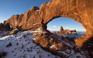 Картинка природа горы сша национальный парк арки