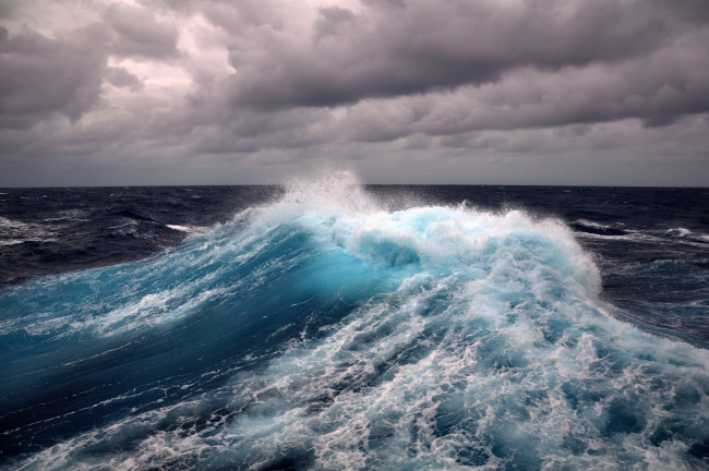 Обои картинки фото природа, моря, океаны, стихия, океан, шторм, волна