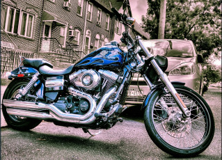 Картинка harley+davidson мотоциклы harley-davidson байк улица