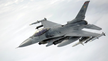 Картинка авиация боевые+самолёты самолёт оружие f-16