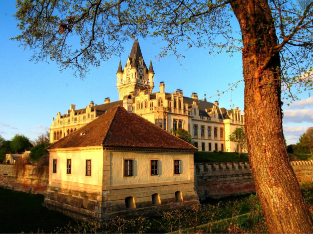 Обои картинки фото замок grafenegg, города, замки австрии, замок, grafenegg
