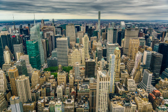 Картинка manhattan города нью-йорк+ сша простор