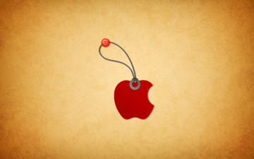Картинка компьютеры apple яблоко подвеска