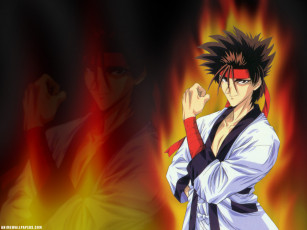 обоя samurai, sanosuke, аниме, rurouni, kenshin