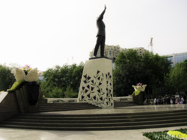 Обои картинки фото праздник, цветов, баку, города, азербайджан
