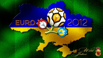 обоя euro, 2012, спорт, логотипы, турниров, евро