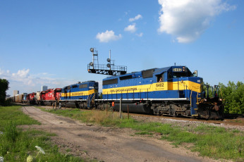 Картинка техника поезда дорога рельсы железная состав локомотив