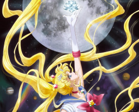 Картинка аниме sailor+moon девушка