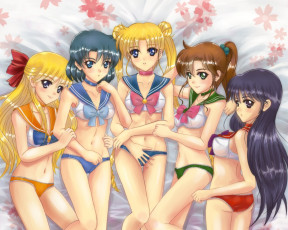 Картинка аниме sailor+moon девушки