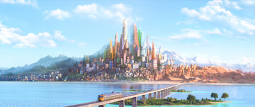 Картинка мультфильмы zootopia город