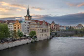 Картинка города прага+ Чехия smetana museum vltava river прага