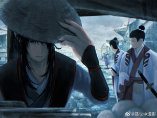 Картинка аниме mo+dao+zu+shi вэй усянь шляпа вэни