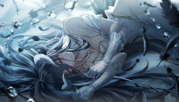 Картинка повелитель аниме overlord albedo девушка демоница