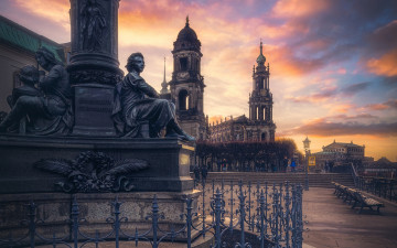 Картинка города дрезден+ германия cathedral